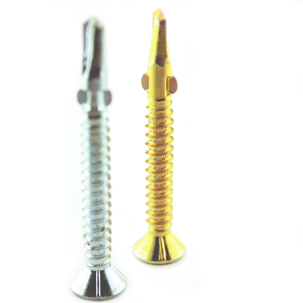 WITH WINGS - A14. Self drilling screw with wings